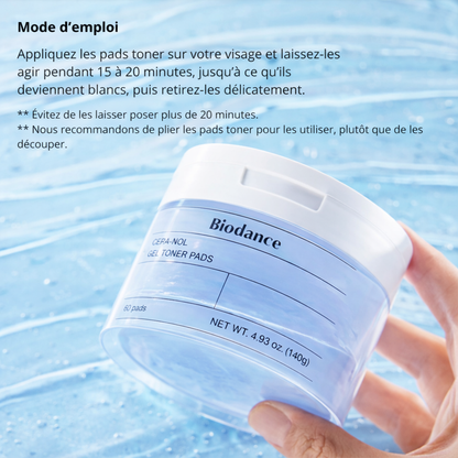 Pads Toner Hydratants Biodance – Cera-Nol